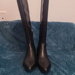 Black Knee Boots